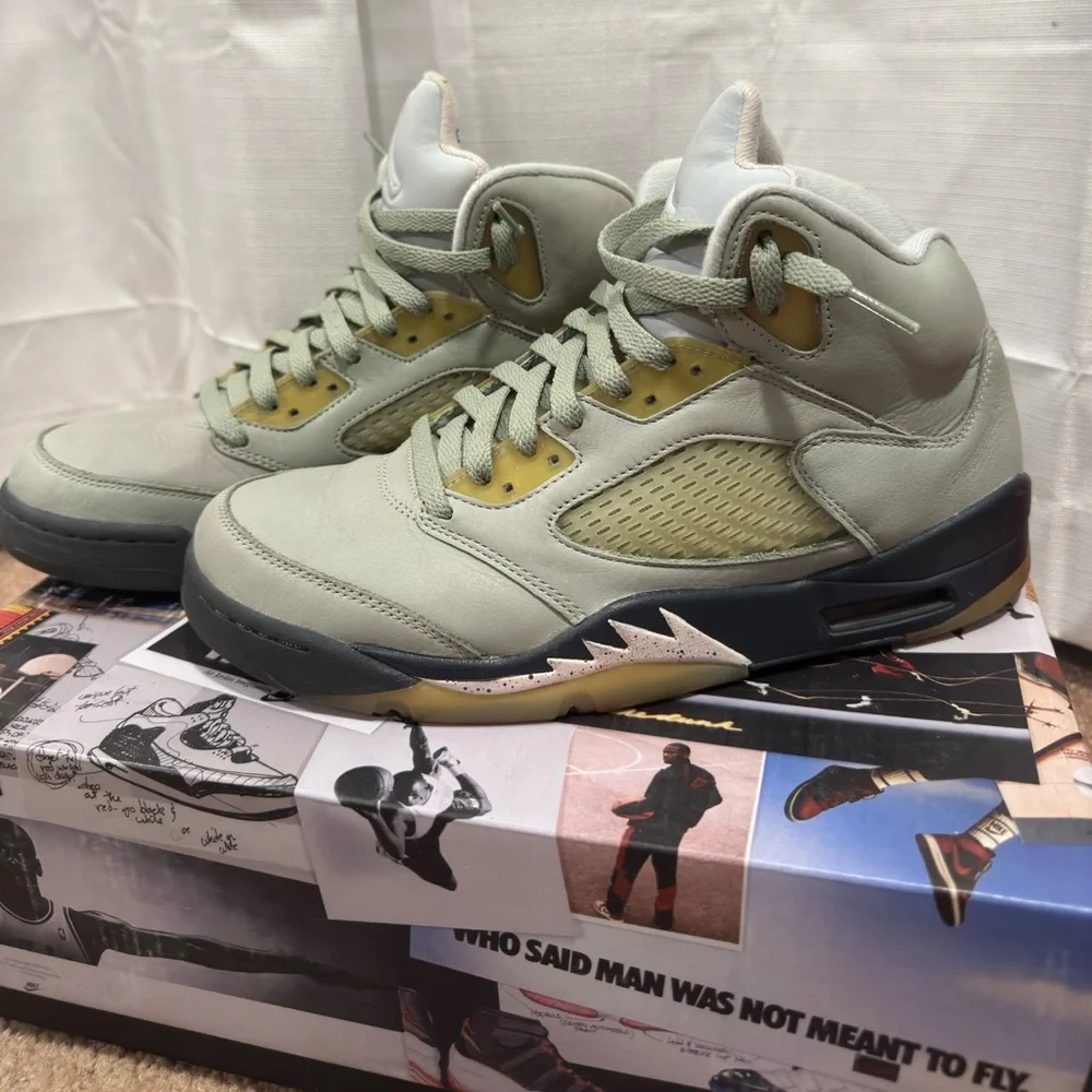 Nike Air Jordan 5 Retro Jade Horizon Desert Sand DC7501-300 Mens Size 9